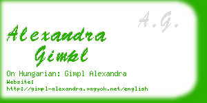 alexandra gimpl business card